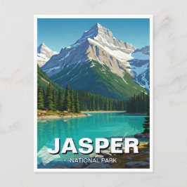 Jasper nationalpark Kanada Vykort