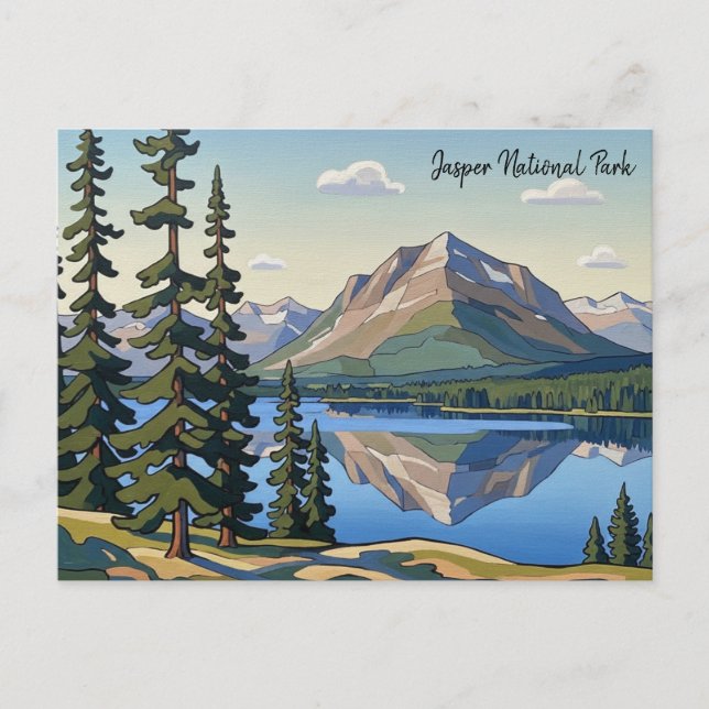 Jasper nationalpark Kanada Vykort (Framsida)