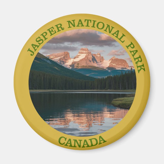 Jasper nationalpark magnet (Framsidan)