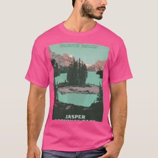 Jasper nationalpark Poster grafik T Shirt