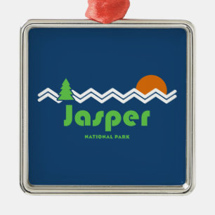 Jasper nationalpark Retro Julgransprydnad Metall