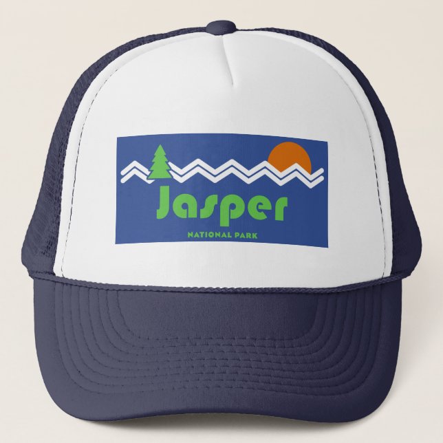 Jasper nationalpark Retro Keps (Framsida)