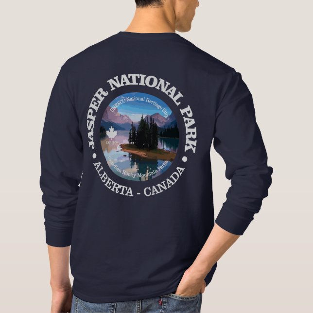 Jasper nationalpark (Sjö Maligne) Tee (Baksida)