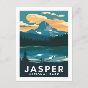 Jasper nationalpark vykort