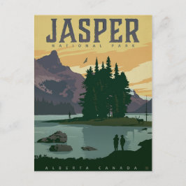 Jasper nationalpark vykort