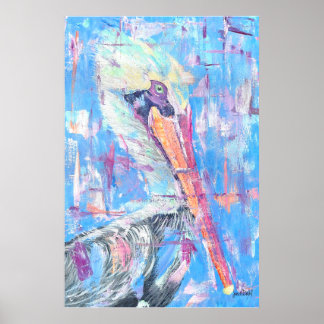 Jasper Pelican Konsttryck - Av Just Dahl  Poster