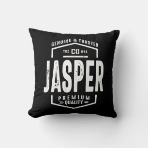 Jasper Personlig Namn Birthday Gift Kudde