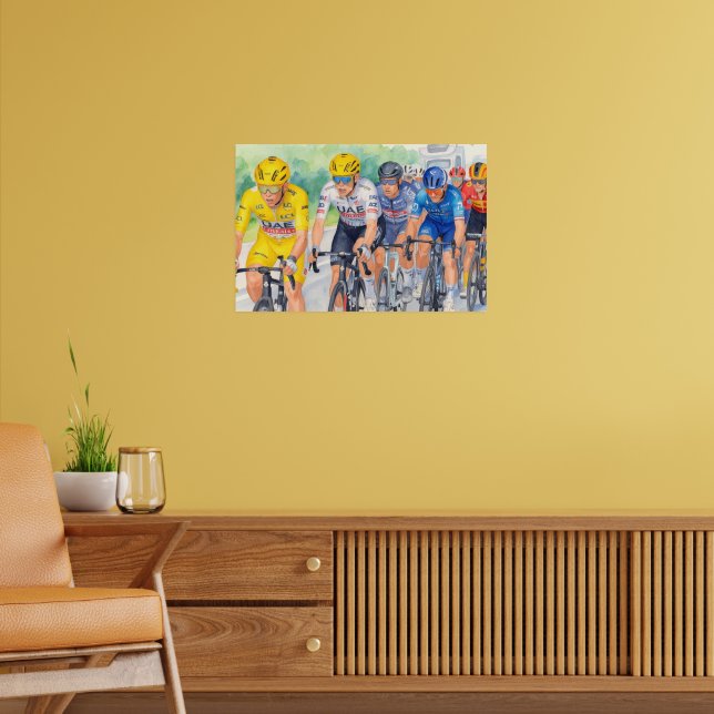 Jasper Philipsen vinner etapp 13 Tour de France Poster (Vardagsrum 2)