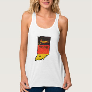Jasper Strassenfest Indiana Linne Med Racerback