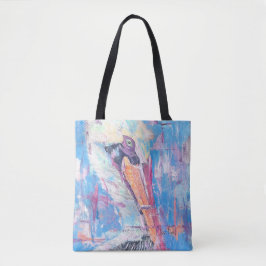 Jasper the Pelican Tote Bag Tygkasse