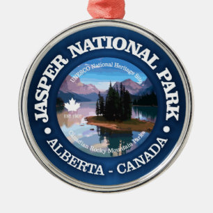 Jaspernationalpark (Maligne sjön) Julgransprydnad Metall