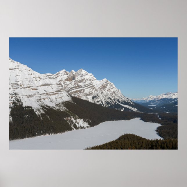 Jaspers Snowy Peyto Sjö Poster (Framsidan)