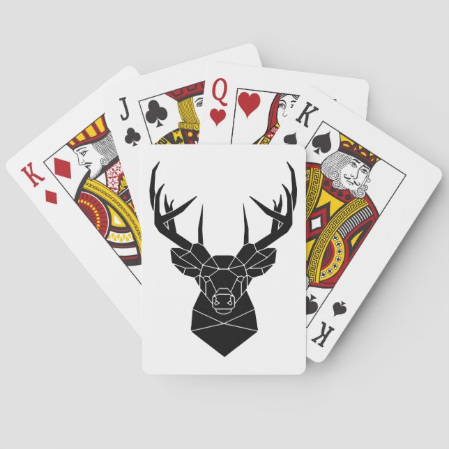 Jass cards with deer / Jasskarten mit Hirsch Casinokort (Baksidan)