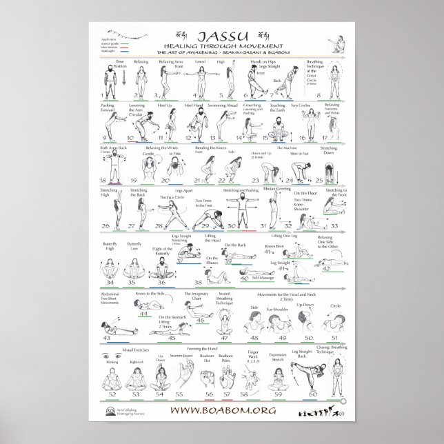 Jassu: Lagning genom rörelse Poster (Framsidan)