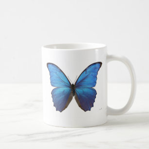 Jätte- blåttMorpho fjäril Kaffemugg