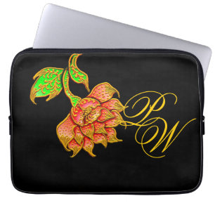 Jätte- blomma laptop sleeve