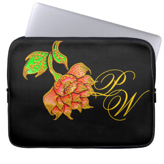 Jätte- blomma laptop sleeve