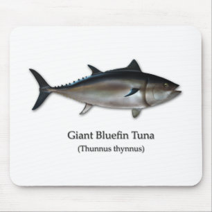 Jätte- Bluefintonfisk Musmatta