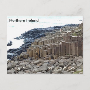 Jätte Causeway, Co. Antrim som är nordlig - Vykort