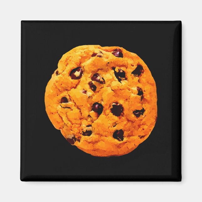 Jätte chokladflis kaka  magnet (Framsidan)