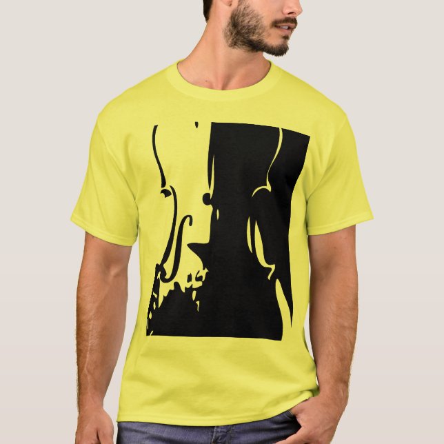 Jätte- fiolT-tröja Tee (Framsida)