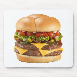 Jätte- hamburgaremousepad musmatta