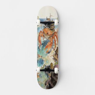 Jätte krabb ö by mini skateboard bräda 18,5 cm