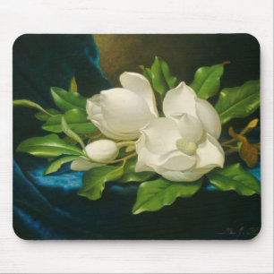 Jätte- Magnolias på en blåttsammettrasa, c.1890 Musmatta