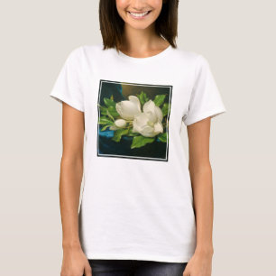 Jätte- Magnolias på en blåttsammettrasa, c.1890 T Shirt