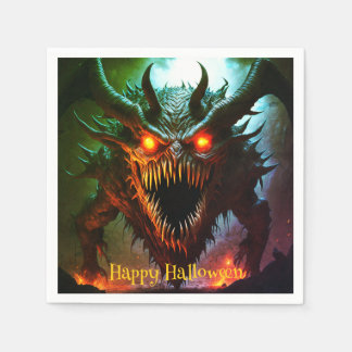 Jätte monster Halloween servetter