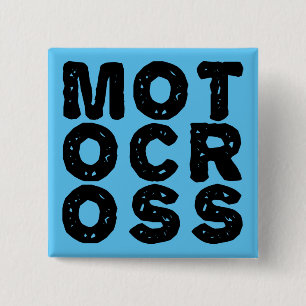 Jätte Motocross Logotyp Dirt Bike Knapp Märke Pinn