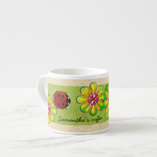 Jätte- nyckelpiga espressomugg