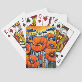 Jätte Orange Vallmo 2 Casinokort
