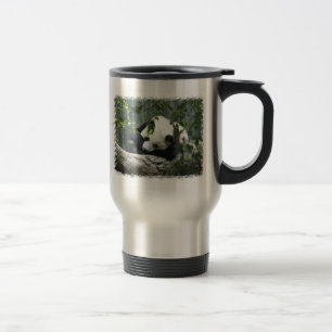 Jätte- Pandarostfritt ståltravel mug Resemugg