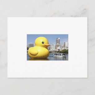 jätte- rubber ducky vykort