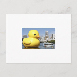 jätte- rubber ducky vykort