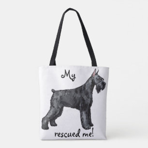 Jätte- Schnauer rädding Tygkasse