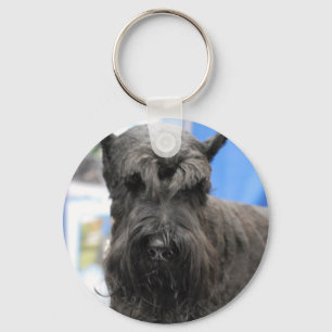 Jätte- Schnauzer Keychain Nyckelring