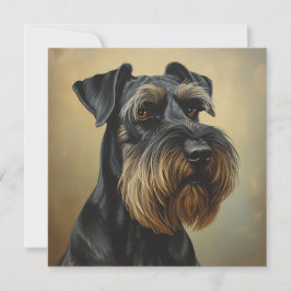 Jätte Schnauzer Kort