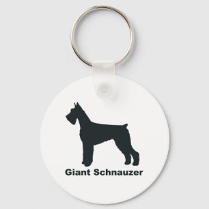 Jätte- Schnauzer Nyckelring