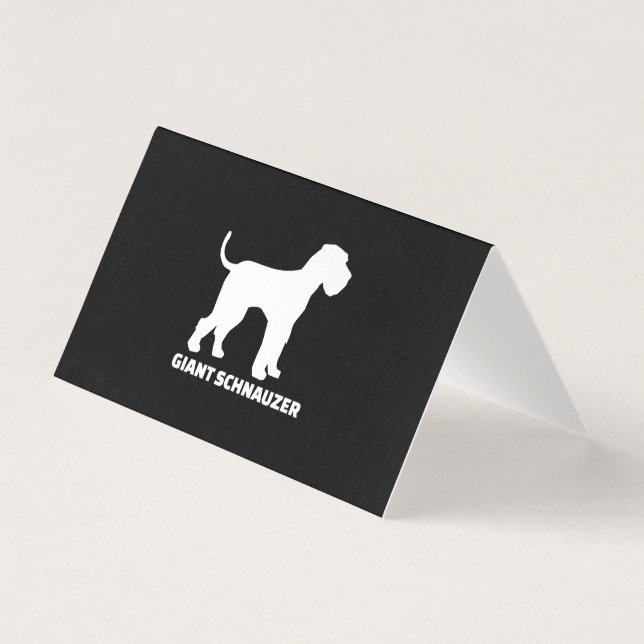 jätte schnauzer premium kort (Framsida)
