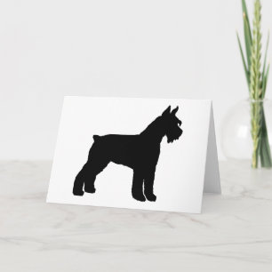 Jätte- Schnauzer (svarten) Kort