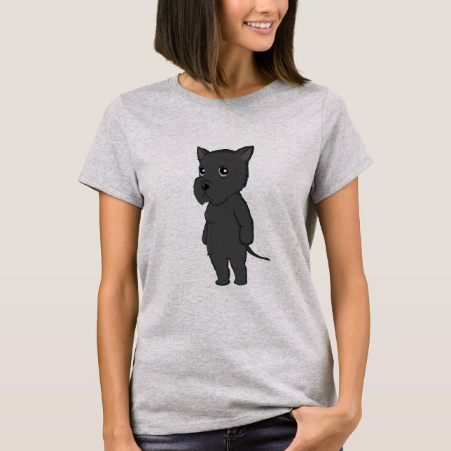 Jätte Schnauzer T-Shirt (Framsida)