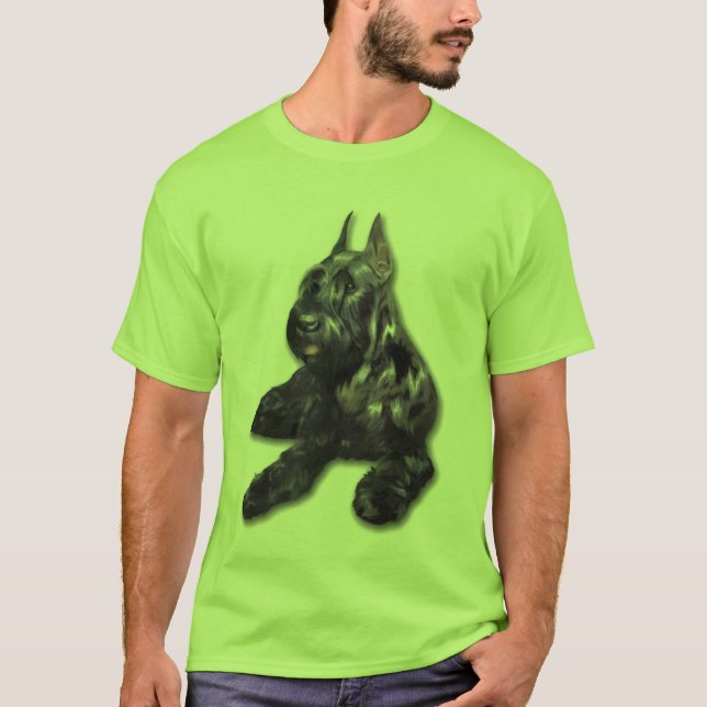 Jätte- Schnauzer T-shirt (Framsida)