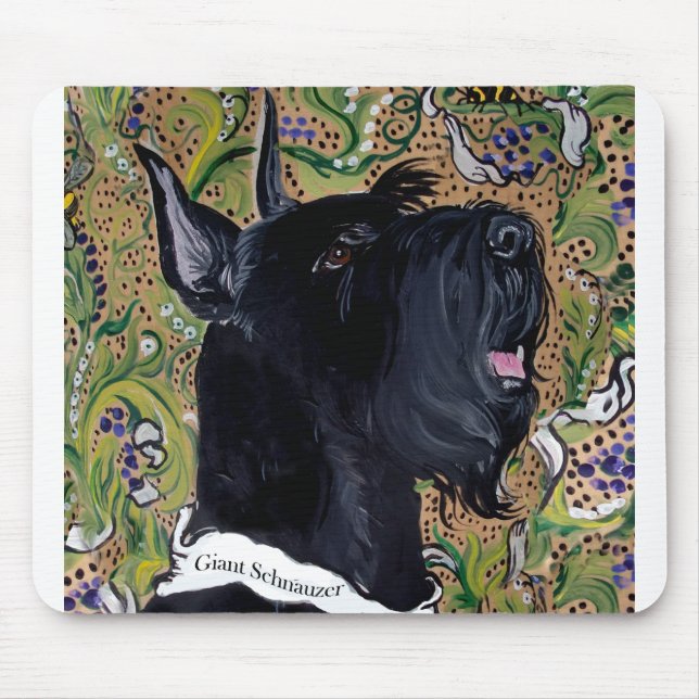 Jätte- Schnauzers Musmatta (Framsidan)