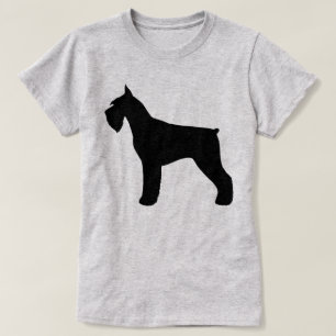 Jätte- SchnauzerSilhouette Tee Shirt