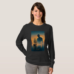 Jätte Sjöman Sjö Konst Långärmad T Shirt