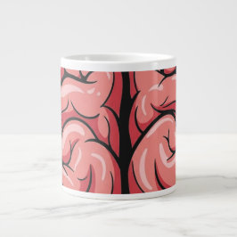 Jätte specialmugg för hjärnmönster jumbo mugg