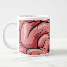 Jätte specialmugg för hjärnmönster jumbo mugg
