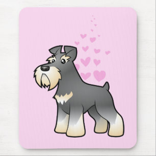 Jätte-/standard/miniatyrSchnauzerkärlek Musmatta